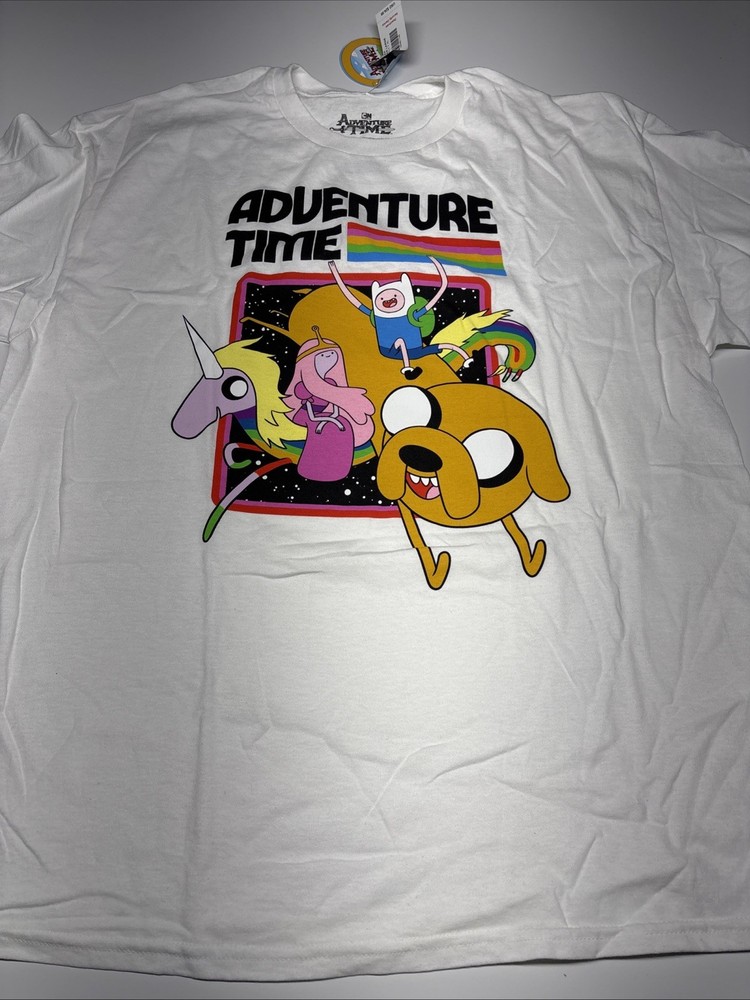 *Brand New With Tags* Spencer’s Adventure Time White Tee Adult Medium