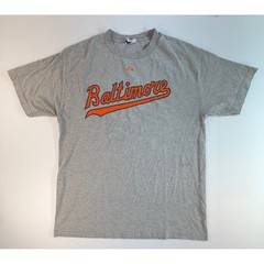 Majestic Baltimore Orioles Adam Jones 10 Gray MLB Player T-Shirt Mens XL