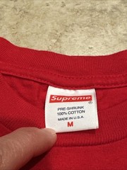 Authentic Supreme Fiorenza Tee Mens Medium Red T-shirt Suprema SS18