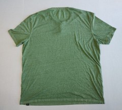 Lucky Brand Venice Burnout Henley Shirt Mens XL Green Stretch Lightweight