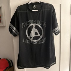 Linkin Park 2025 Tour Football Jersey Mesh Med Sleeve Front Print Not Perfect