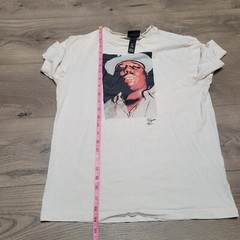 Notorious BIG Biggie Shirt Men Small Beige 90s Music Rap Hip Hop Graphic Tee