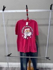 NWT Fifth Sun Santa Claus Someone Been Naughty TEE T SHIRT Large L