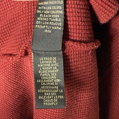 Men’s Long Sleeve Thermal Henley Size XL Cotton Heavyweight Knit RedHead Outdoor