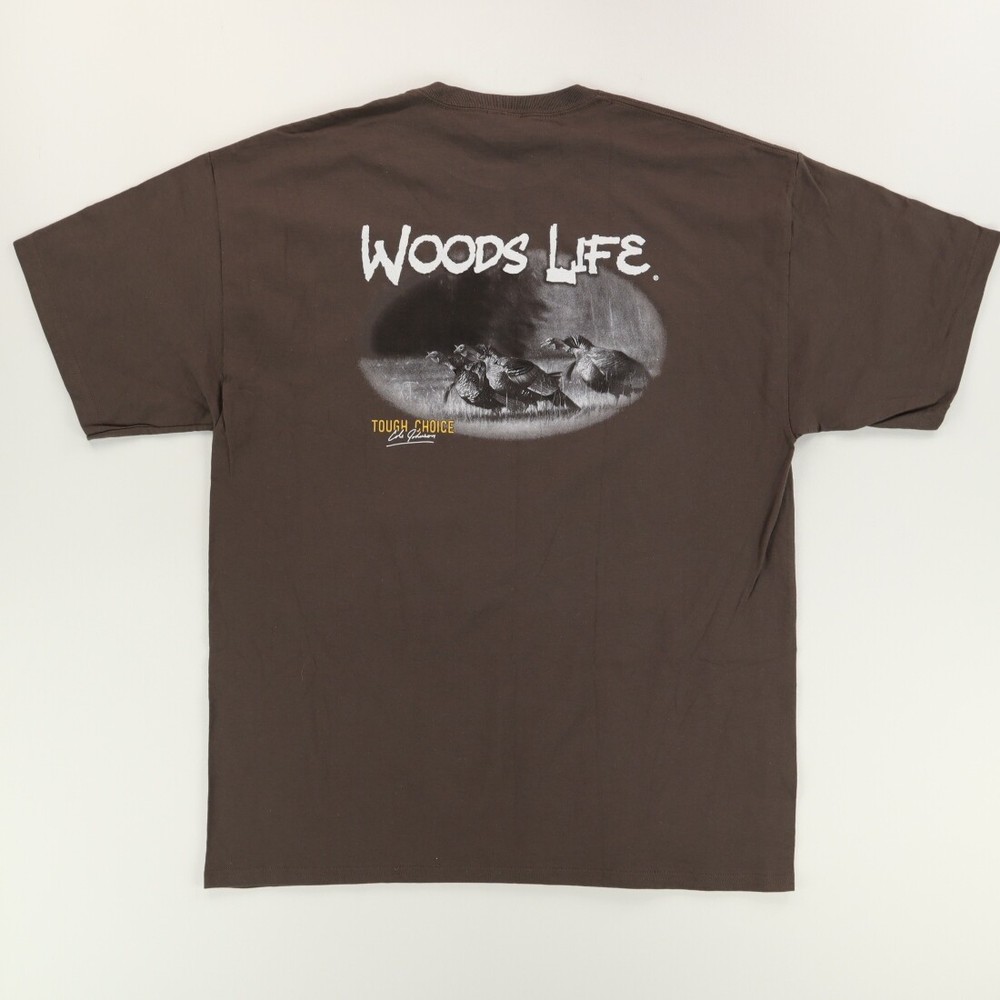 Woods Life Turkey Solid Graphic T-Shirt Brown Men’s XL