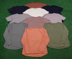 Lot Of 10 Cuts Shirt Mens Size XL Split-Hem Pyca Pro Performance Crew T-Shirt