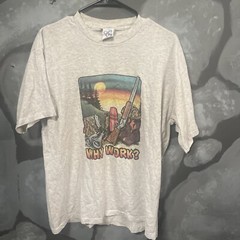 Why Work Hunting Season T-Shirt XL VTG 90s Cal Cru Single Stitch