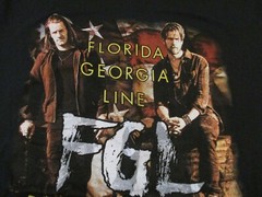FLORIDA GEORGIA LINE DIG YOUR ROOTS 2017 TOUR T-SHIRT-LG RARE FGL COUNTRY MUSIC