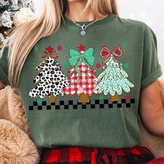 Colorful Christmas Tree Merry Christmas Shirt Christmas Holiday Gift Lovers
