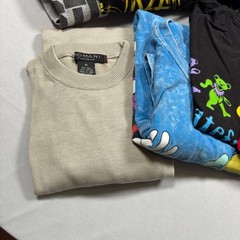 Men’s Graphic T Shirt Lot 13 Pc Mixed Brands Sports Beer Music Size M L XL