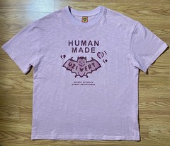 Human Made x Lil Uzi Vert Bat T-Shirt Mens Size M Pink / Purple Loopwheel Japan