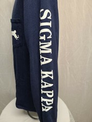 Sigma Kappa Adult Medium Blue Long Sleeve TShirt