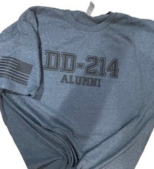 DD-214 Alumni Veteran Tshirt Choose your color