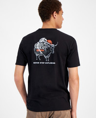 The North Face Men’s Yak Standard-Fit Graphic T-Shirt – Tnf Black-Large