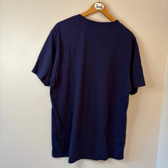U.S. Polo Assn XL Navy Blue Short Sleeve Tee V-neck Shirt Preppy Casual Sporty