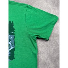 Homage Acadia National Park T Shirt Men M Green Graphic Tee Made in USA Outdoor