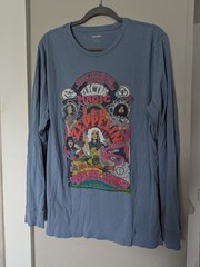 Old Navy Men’s L “Led Zeppelin” Long Sleeve Graphic T-Shirt -Light Blue