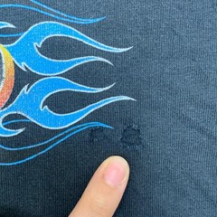 Vintage Reno Nevada 2005 Flames T-Shirt Adult XL Black Cotton Delta Pro Weight