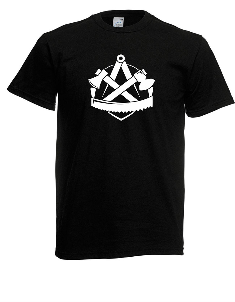 Men’s T-Shirt Guild Coat of Arms Coat of Arms Carpenters I Sayings I Fun I Funny up to 5XL