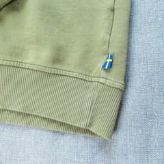 Fjallraven Long Sleeve Top Khaki Olive Green Crewneck Pullover Men’s L Cotton