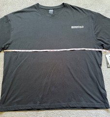ESSENTIALS Mens 3XL Black Logo Crew Neck T-Shirt Authentic DRILL DRL