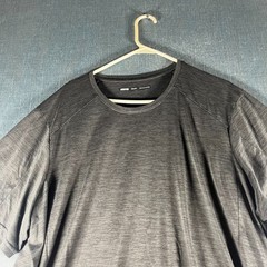 REI Co-op Men’s T-Shirt Size XXL Black Heather Short Sleeve Top Tee Performan