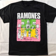 Ramones We’re Happy Family T-Shirt Black Cotton All size S-5XL Gift 7HRC65