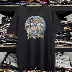 1998 Sailor Moon Classic T-Shirt Black XL