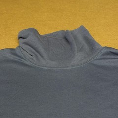L.L. Bean Shirt Mens Large Blue Long Sleeve Turtleneck Base Layer Winter Tee