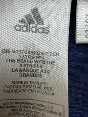 Adidas Mens Navy Soccer Jersey Short Sleeve Crew Neck XL Striped