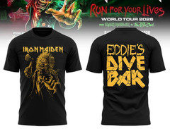 Iron Maiden x Run For Your Lives World Tour 2026 Tshirt V2
