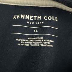 Kenneth Cole Men’s XL Shirt Blue Short Sleeve Stylish Trendy Tee Comfortable