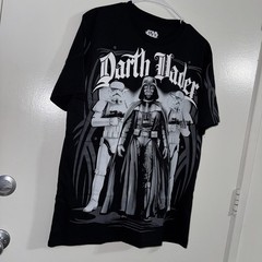 Star Wars Mad Engine Darth Vader With Storm Troopers Black T Shirt Sz L