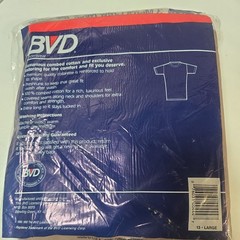 New Pack Of Three Brown Short Sleeve T-shirts Size large Mfg DPSC By BVD