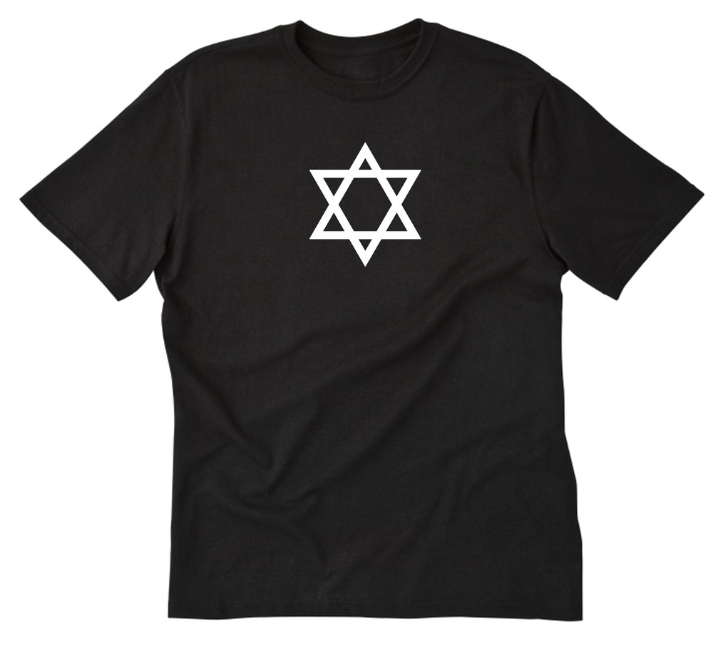 Star Of David T-shirt Jewish Shirt Israel Religion Judaism Temple Cotton Tee