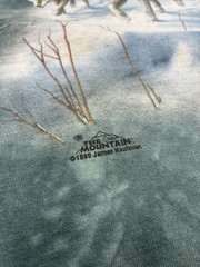 Vintage The Mountain Wolf Pack Tie Dye T Shirt Yellowstone National Park XL