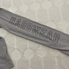 Mountain Hardwear Men’s Long Sleeve T Shirt XL Gray Base Layer Spellout Hiking