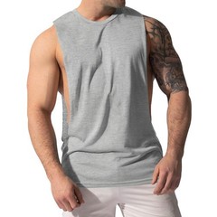 Sleeveless Vest Tshirt Men’s Gym Muscle Workout Tank Top for Fitness and Sport