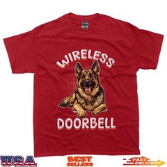 German Shepherd Dog Breed Wireless Doorbell T-Shirt