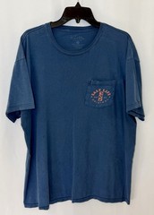 Salt Life Mens T-shirt XL Blue Live Salty Ship Anchor Rusty Kedge