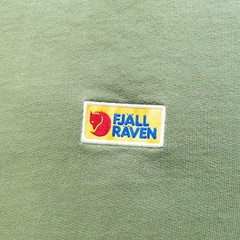 Fjallraven Long Sleeve Top Khaki Olive Green Crewneck Pullover Men’s L Cotton