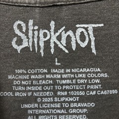 Slipknot Ouija Spirit Board Barcode Groove Metal Band Tee L