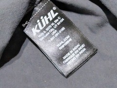 Kuhl T Shirt Unisex Sz SMALL Charcoal Gray Mountains Back Hit Front Pocket READ
