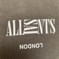 All Saints London Streetwear Boxy Gray T-Shirt Men’s Small