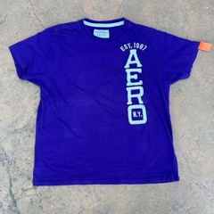 Aeropostale Vintage Y2K Graphic Logo T-Shirt Purple XXL