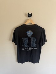 1987 Deep Purple The House Of Blue Light Tour 80s Faded Black Vintage T-Shirt Lg