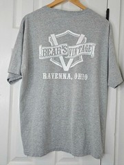 Men’s Bear’s Vintage Gray Eagle Graphic T-Shirt XL Biker Moto