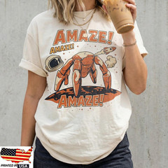Amaze Rocket Rocky Shirt, Project Hail Mary T Shirt, Retro Sci Fi Alien Book