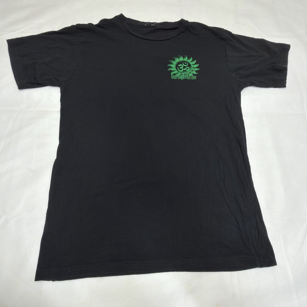 Om of Medicine Ann Arbor Michigan Tshirt Black Graphic Tee Size M