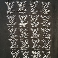 Louis Vuitton Paris Shirt Iconic Monogram LV Virgil Abloh Stitched Black M
